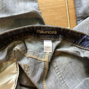 Maurices Gray Straight Leg Jeans